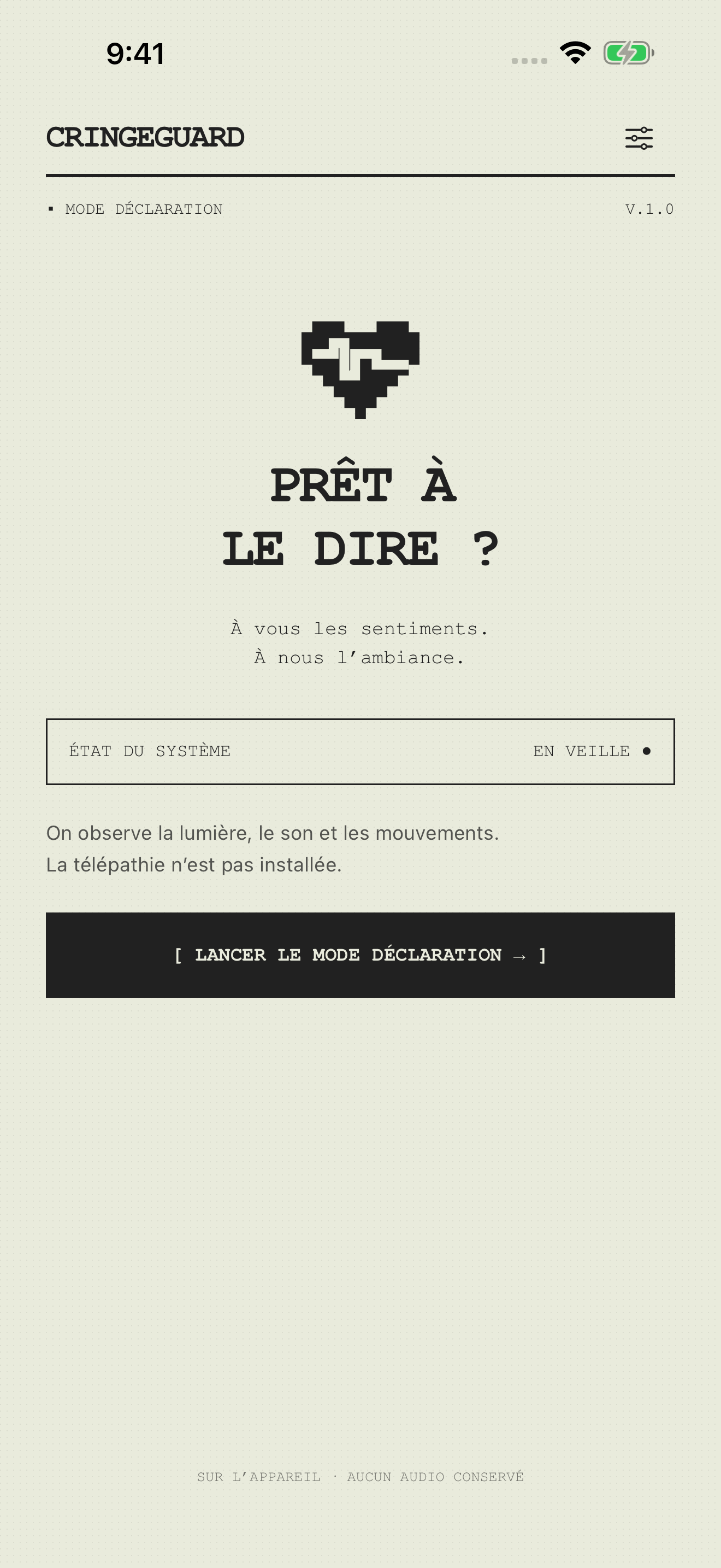 Écran réel de l’app · Français